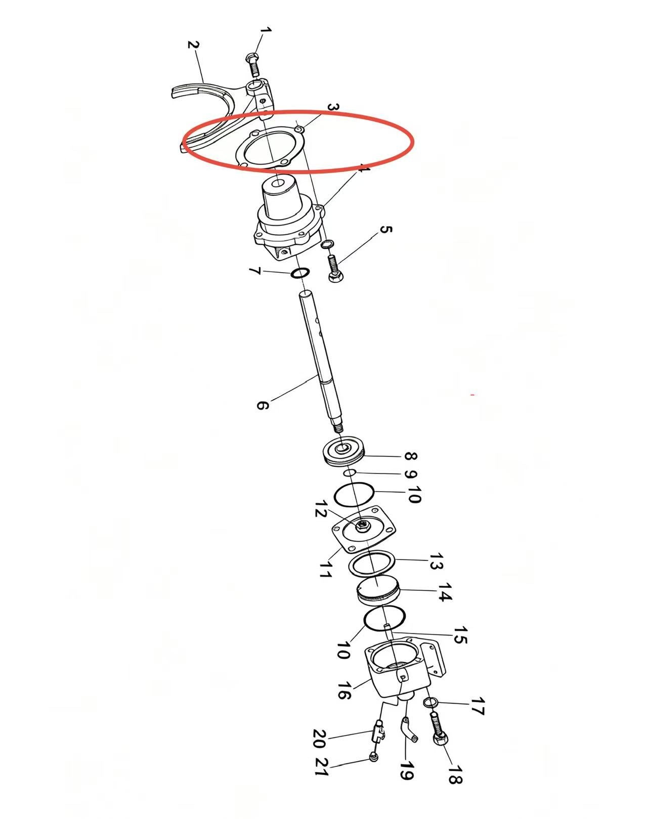 14347 ZOOMLION BRAND SPECIAL CHASSIS FOR TRUCK CRANE- SEALING WASHER