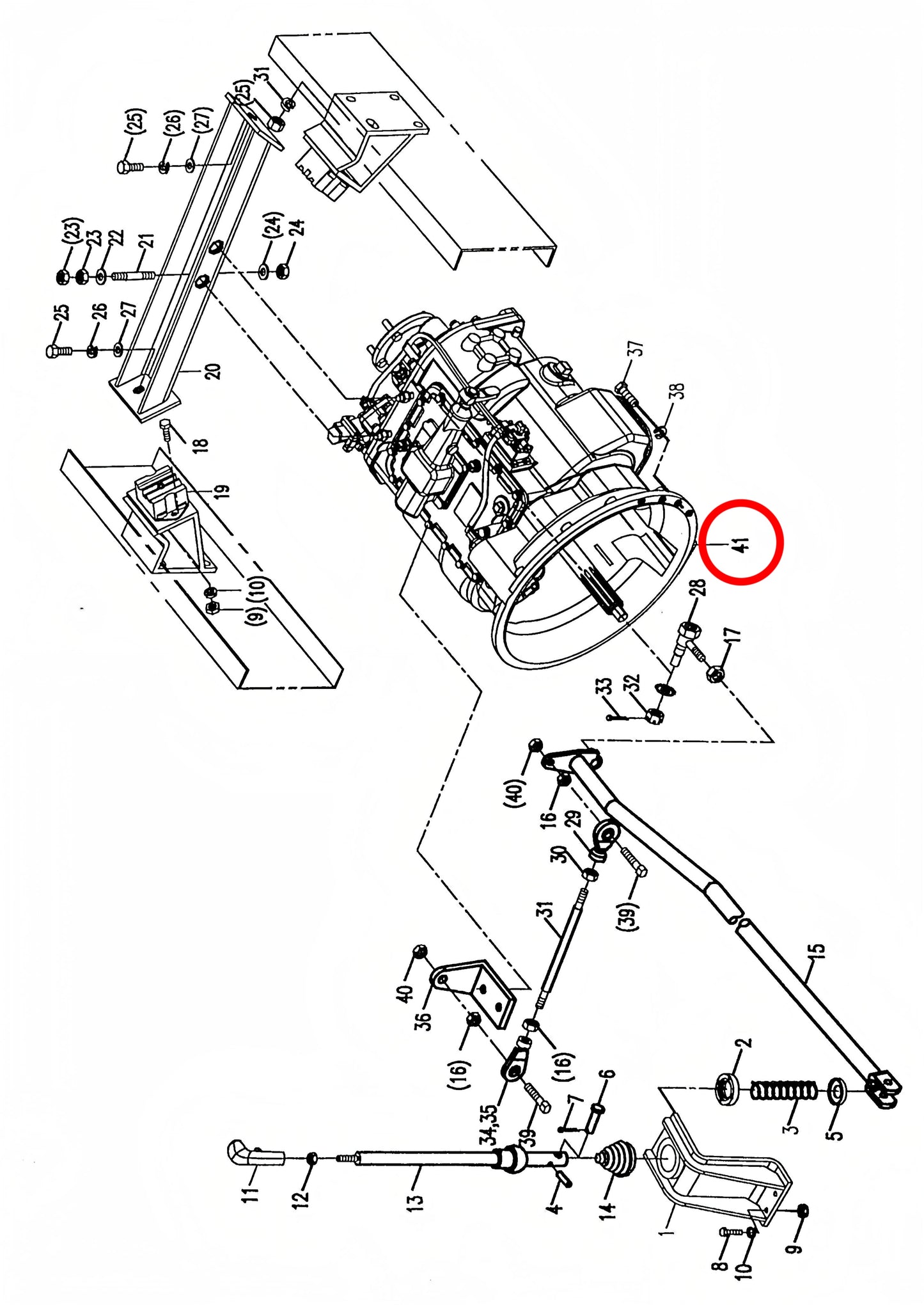 1030300020 HIGH QUALITY TRANSMISSION ASSEMBLY G6093