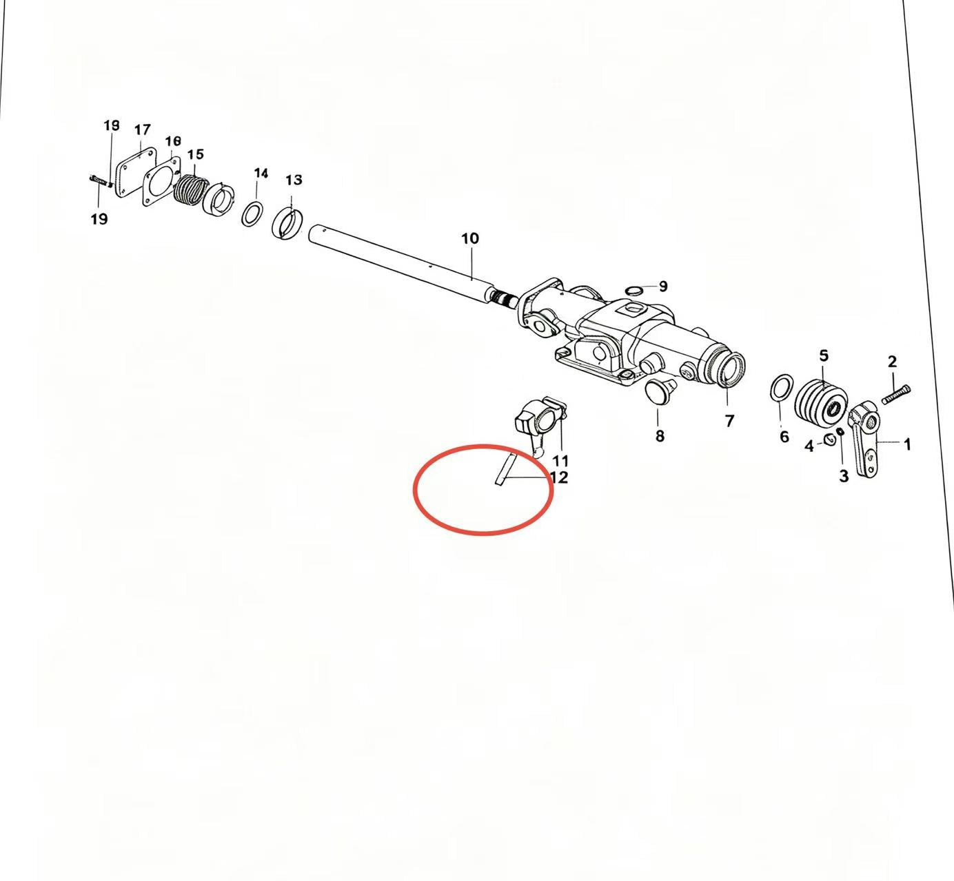 C03030 ZOOMLION BRAND SPECIAL CHASSIS FOR TRUCK CRANE-CYLINDRICAL PIN