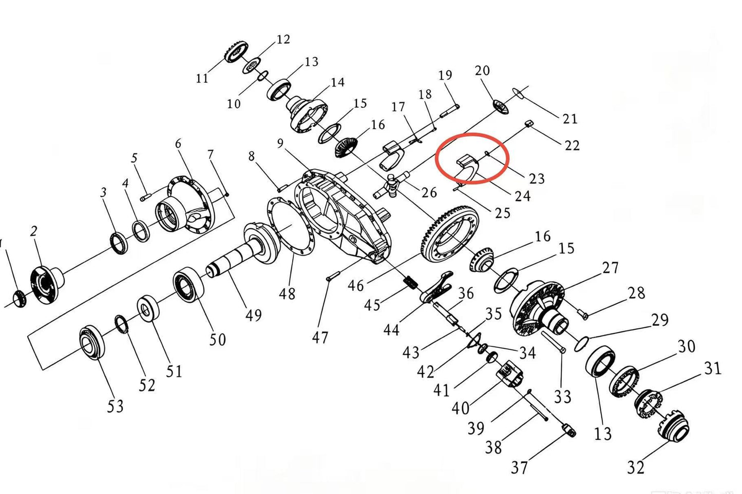 DZ9112320064 ZOOMLION BRAND SPECIAL CHASSIS FOR TRUCK CRANE-BEARING CAP