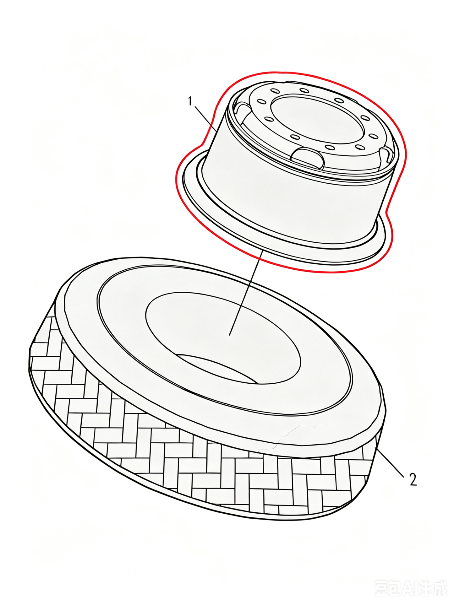 1030800157 WHEEL RIM ASSEMBLY 8.00 V-20(650)