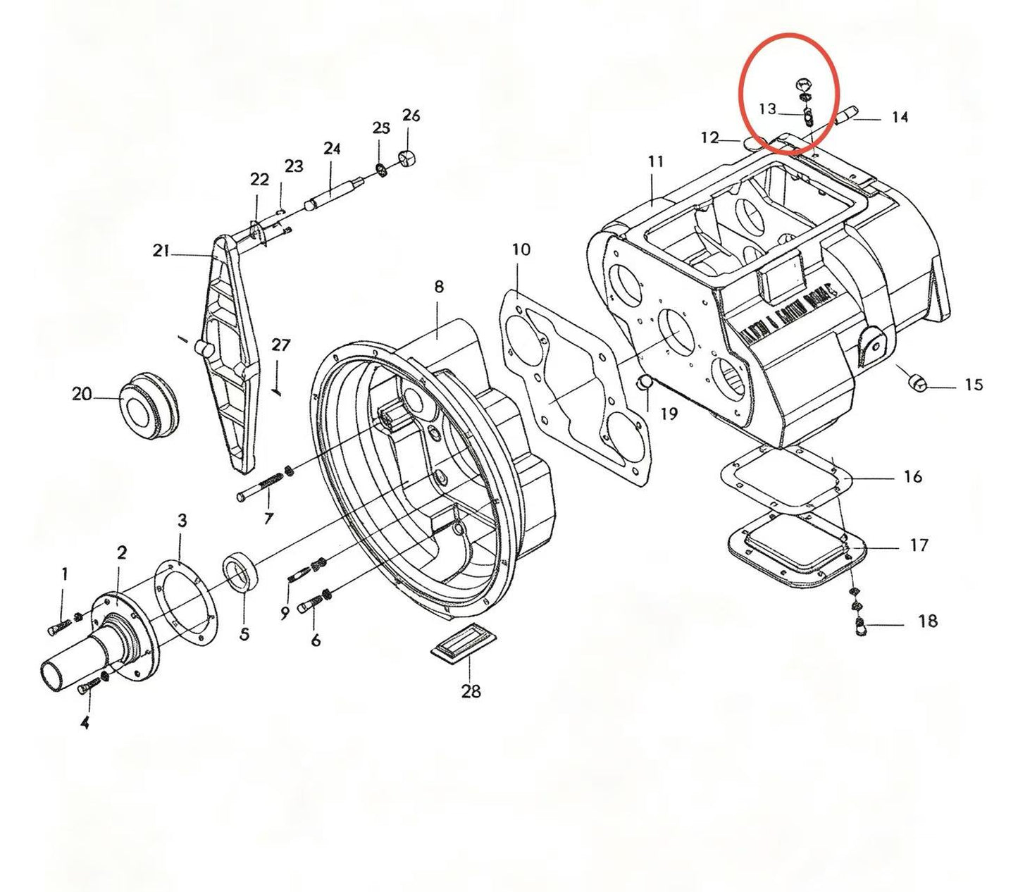 Q1231630 ZOOMLION BRAND SPECIAL CHASSIS FOR TRUCK CRANE-DOUBLE-ENDED BOLT