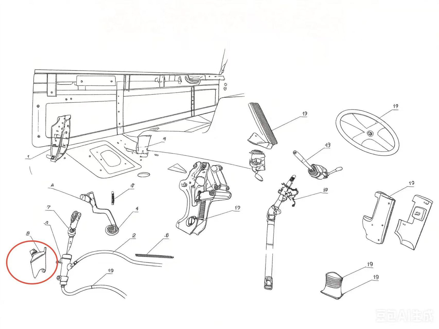 PW21TGA ZOOMLION BRAND SPECIAL CHASSIS FOR TRUCK CRANE-OILCAN