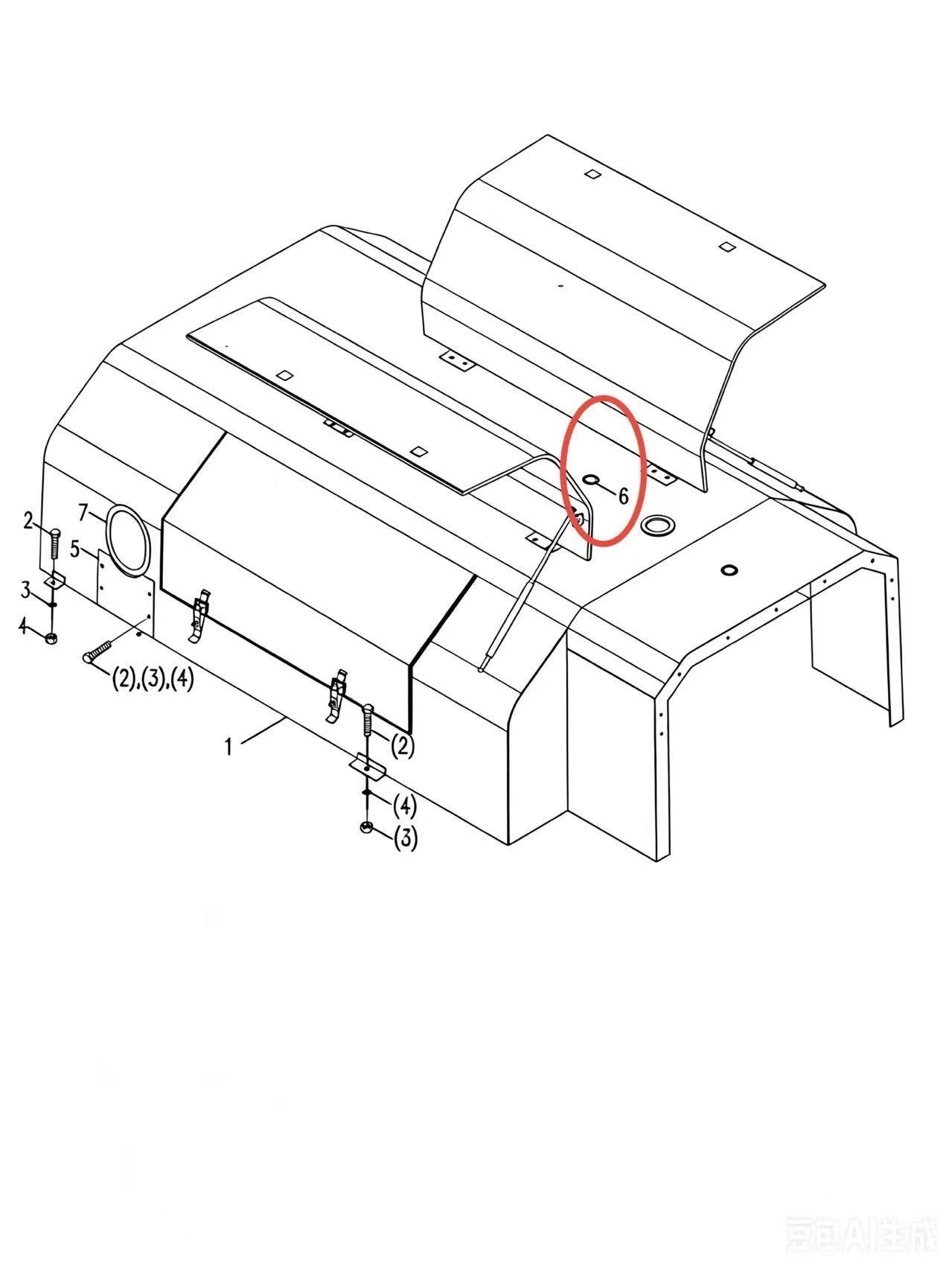 00633171010000110 ENGINE JACKET