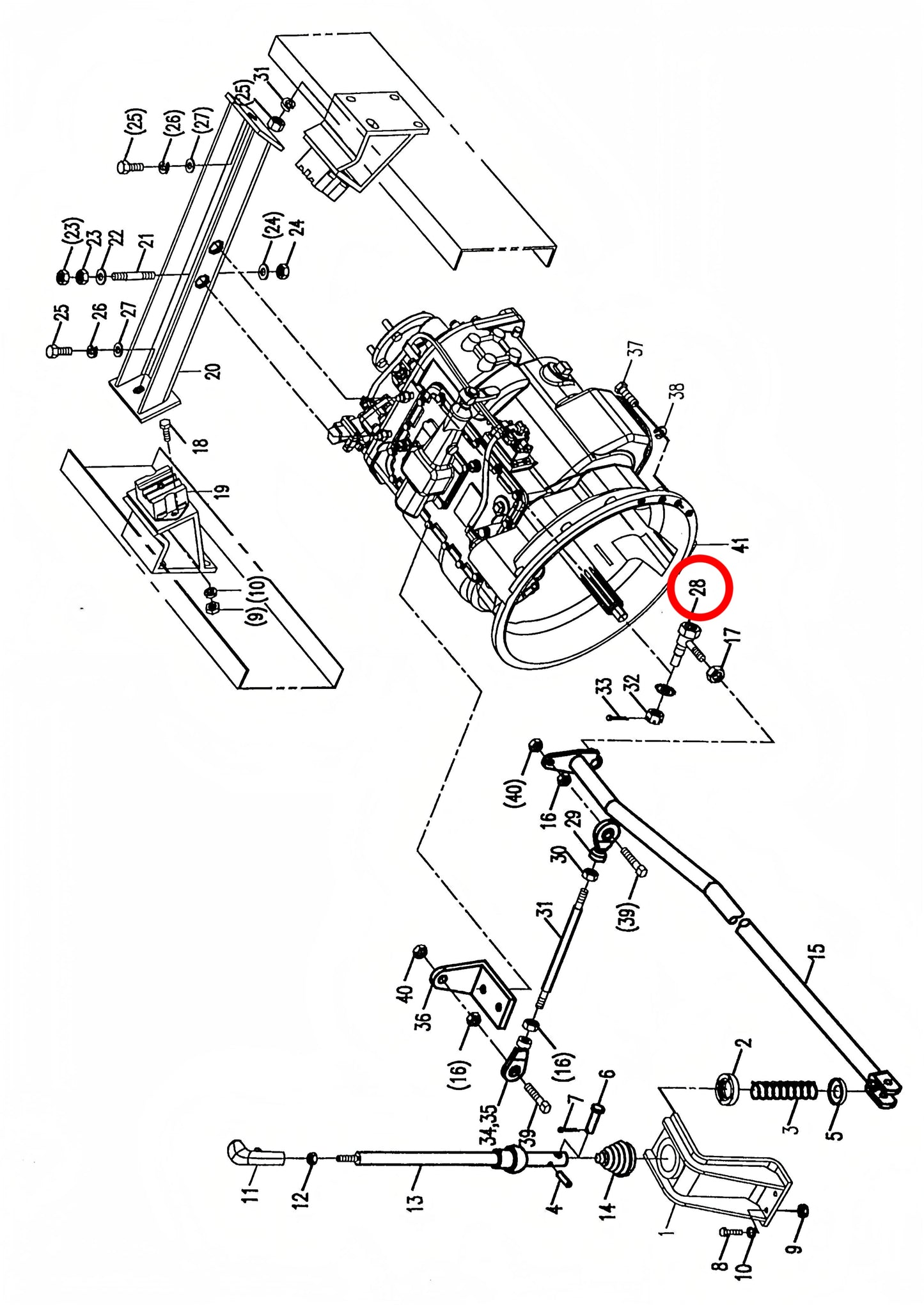 1050000000 HIGH QUALITY SHIFT ROCKER ARM JOINT BEARING