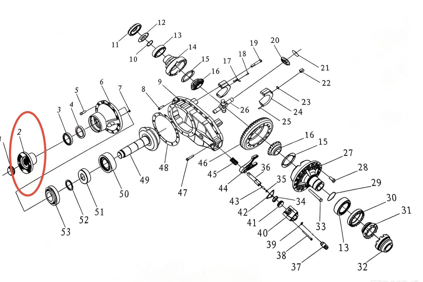 DZ9112320732 ZOOMLION BRAND SPECIAL CHASSIS FOR TRUCK CRANE-FLANGE ASSEMBLY