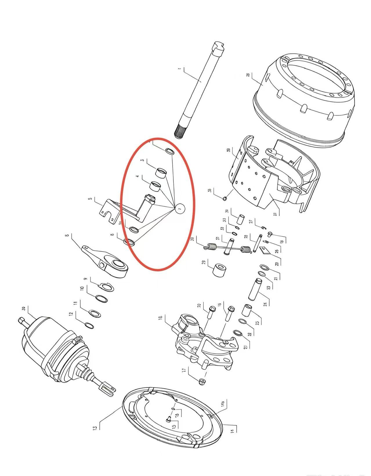 3502140Y1A ZOOMLION BRAND SPECIAL CHASSIS FOR TRUCK CRANE-BRAKE ASSEMBLY-LEFT SEAT ASSEMBLY