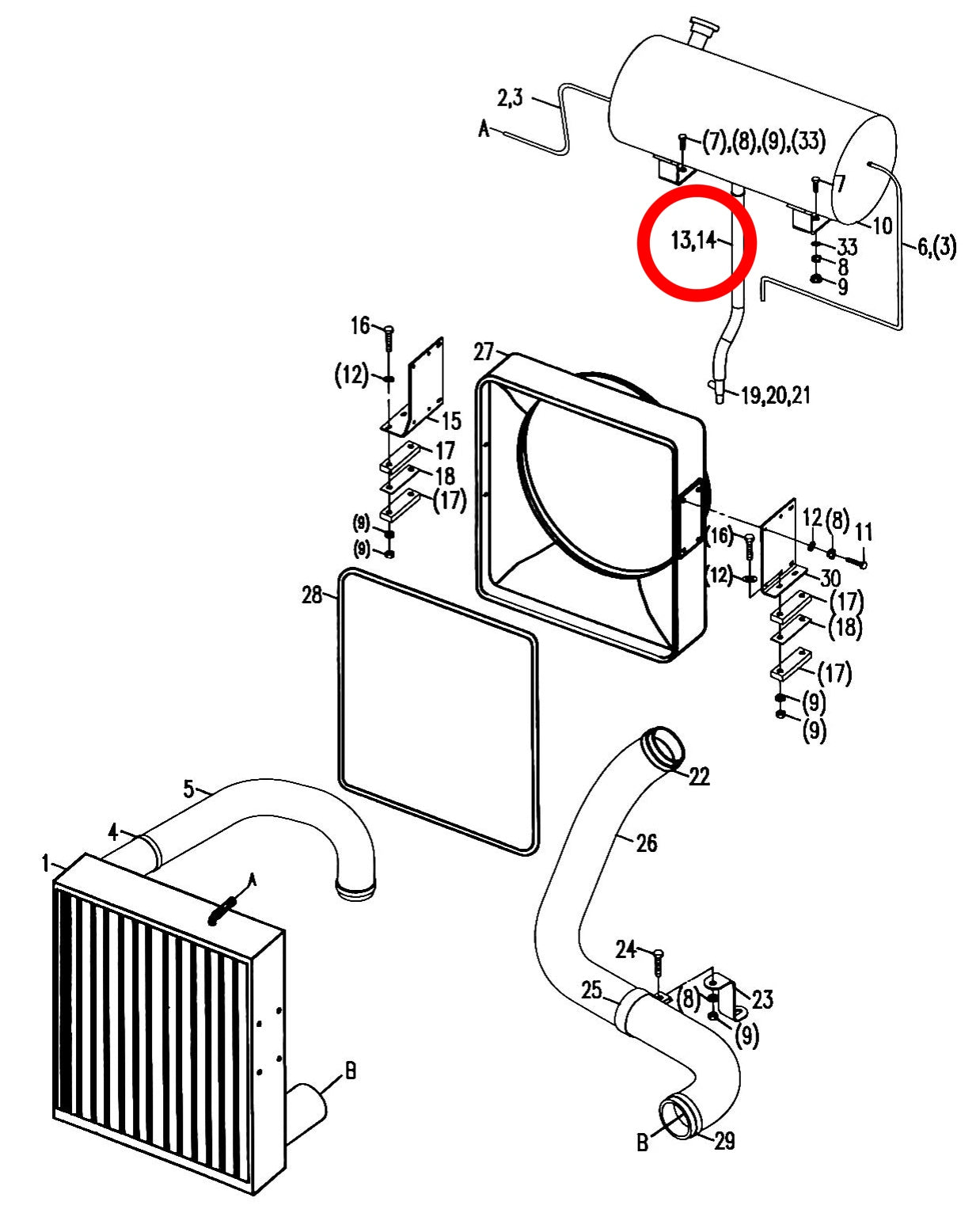 1990200520 HIGH QUALITY WORM DRIVE CLAMP 30-45