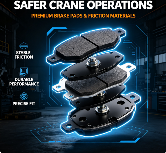 Maximize Safety with Premium Crane Brake Pads &amp; Friction Solutions