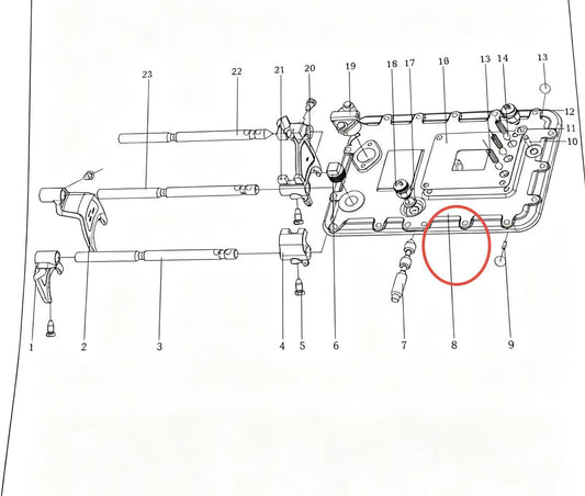F99980-1 ZOOMLION BRAND SPECIAL CHASSIS FOR TRUCK CRANE-UPPER COVER