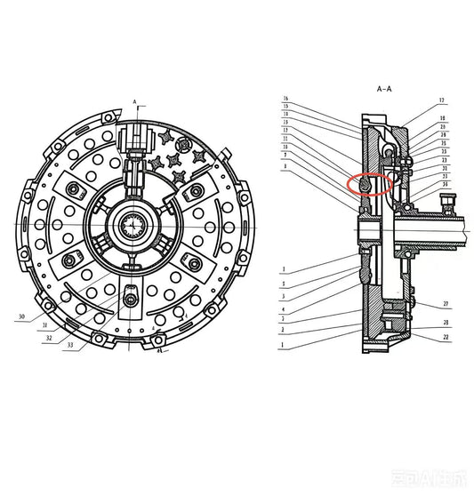 1601-420-111  ZOOMLION BRAND SPECIAL CHASSIS FOR TRUCK CRANE-THE 2ND BUFFER SPRING