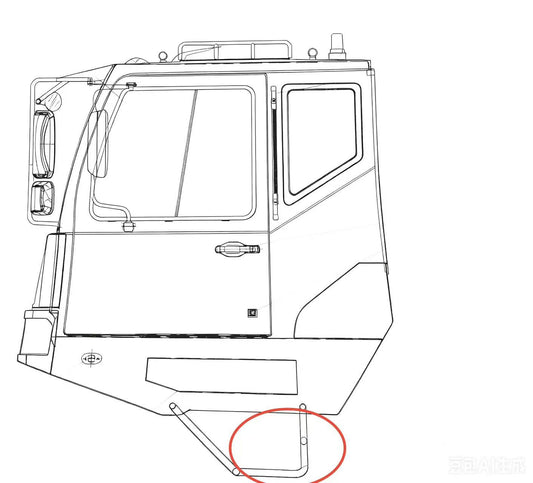 1ZL1/84-07030 LOWER LEFT FOOT PEDAL ASSY