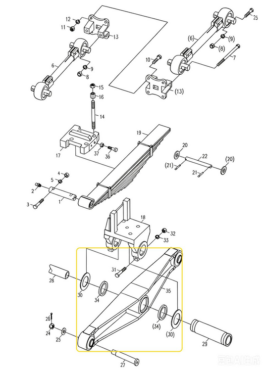 00676602900470001  BALANCE BEAM ASSEMBLY