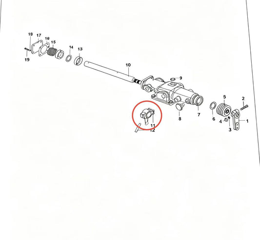 F799585-5 ZOOMLION BRAND SPECIAL CHASSIS FOR TRUCK CRANE-TOGGLE HEAD