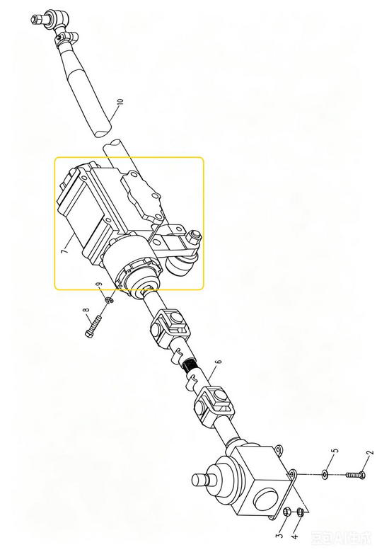 10323000045  STEERING GEAR