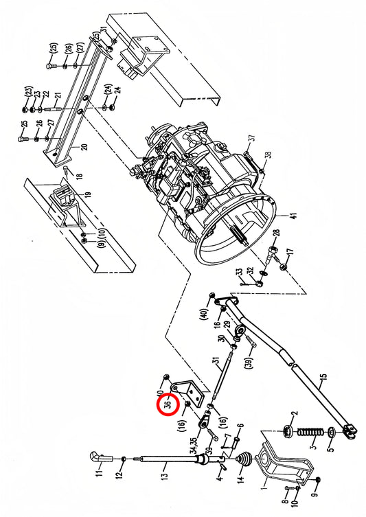 00676601700401020 HIGH QUALITY JOINT BEARING BRACKET