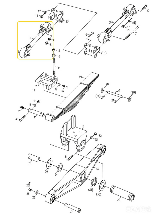 00676602900401020  THRUST STEM ASSEMBLY
