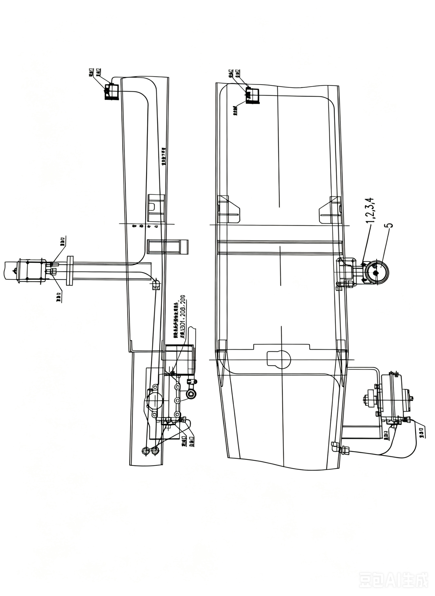 1032300084 STEERING OIL TANK ASSEMBLY