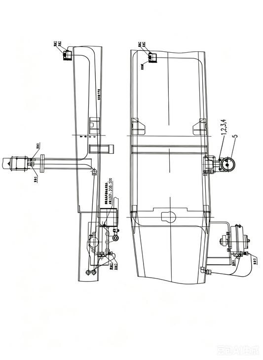 1032300084 STEERING OIL TANK ASSEMBLY