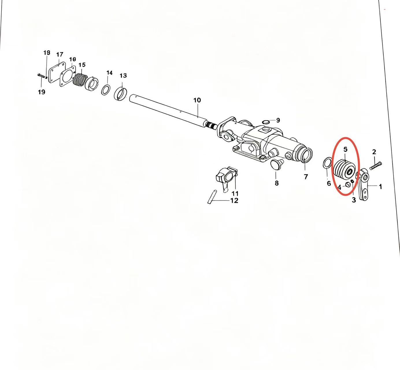 F99669 ZOOMLION BRAND SPECIAL CHASSIS FOR TRUCK CRANE-SLEEVE