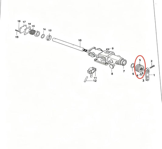 F99669 ZOOMLION BRAND SPECIAL CHASSIS FOR TRUCK CRANE-SLEEVE