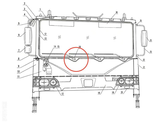 SGDO6X MOTOR ASSY. OF WIPER