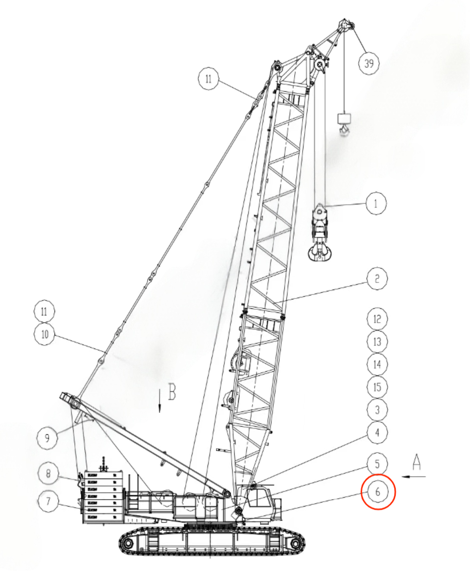 174000680 SLEWING RING HIGH QUALITY