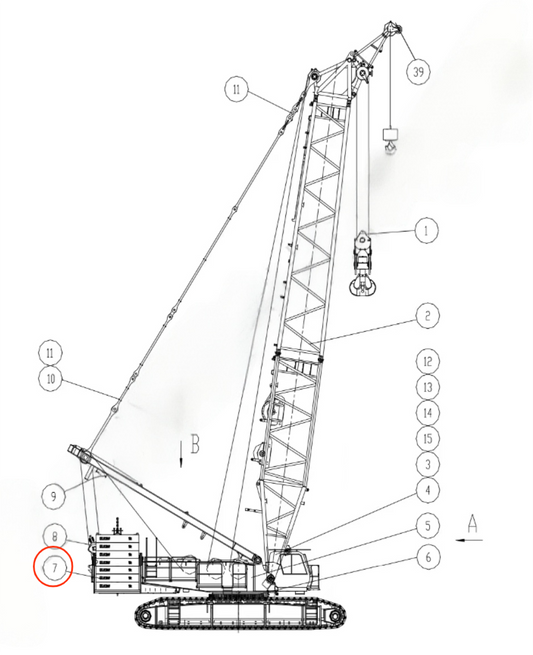 174000550 COUNTERWEIGHT HIGH QUALITY
