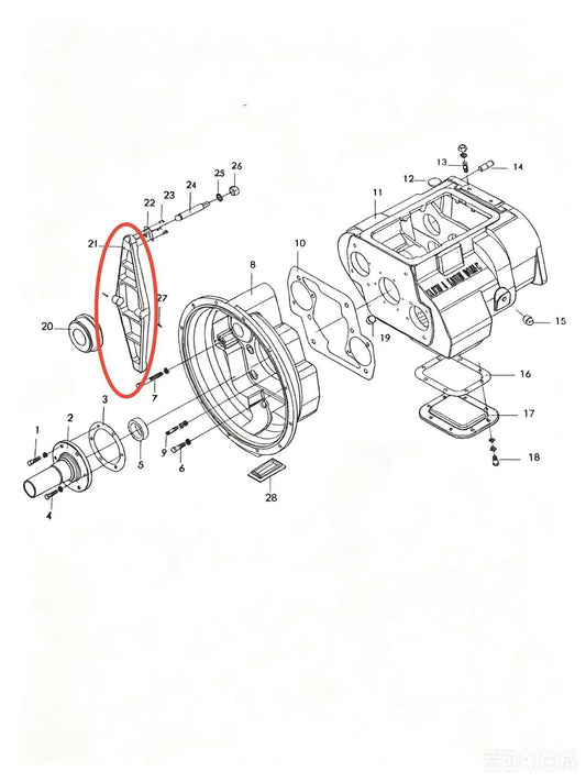 C04012-2 ZOOMLION BRAND SPECIAL CHASSIS FOR TRUCK CRANE-CLUTCH RELEASE FORK