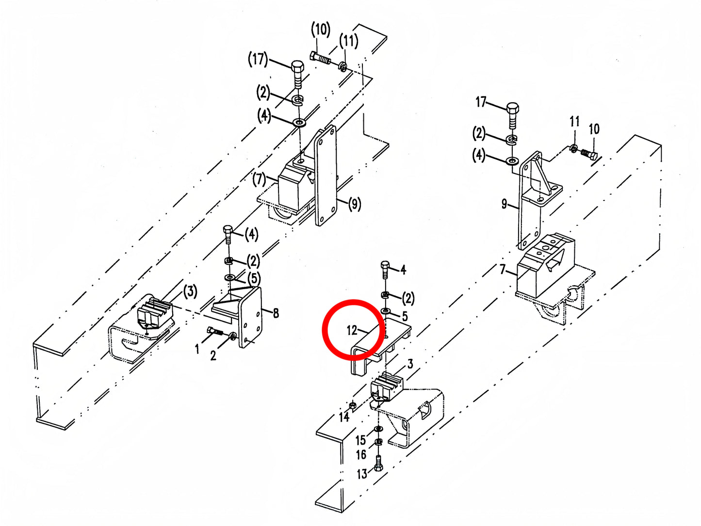 00671441010400000 HIGH QUALITY ENGINE LEFT FRONT BRACKET