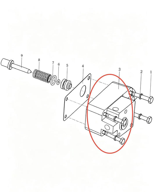 A-5000  ZOOMLION BRAND SPECIAL CHASSIS FOR TRUCK CRANE-SLAVE VALVE ASSY