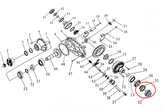 81.35202.0035 ZOOMLION BRAND SPECIAL CHASSIS FOR TRUCK CRANE-FIXED SLEEVE