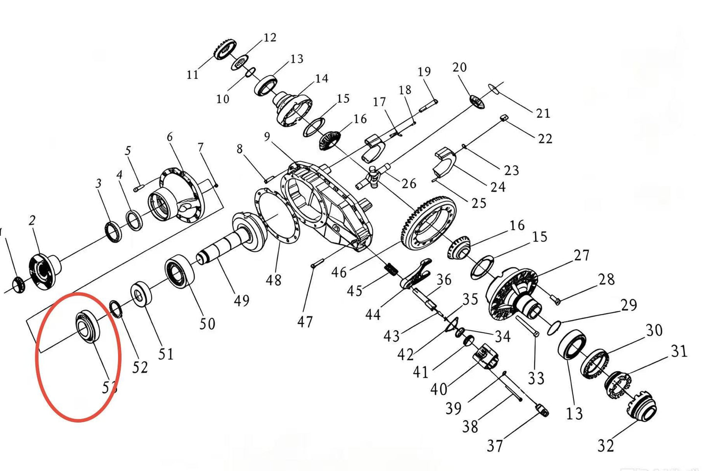 06.32499.0035 ZOOMLION BRAND SPECIAL CHASSIS FOR TRUCK CRANE-TAPERED ROLLER BEARING