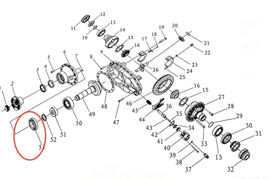 06.32499.0035 ZOOMLION BRAND SPECIAL CHASSIS FOR TRUCK CRANE-TAPERED ROLLER BEARING
