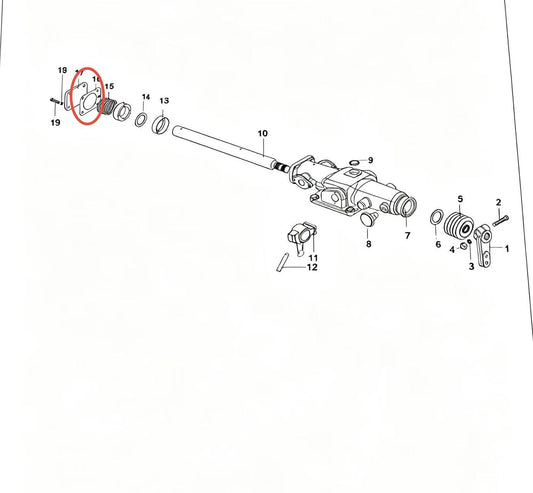 F99672-2 ZOOMLION BRAND SPECIAL CHASSIS FOR TRUCK CRANE-END CUSHION