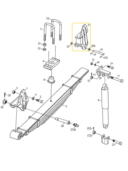1110200010 STERYR SHOCK ABSORBERS