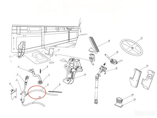 PQP ZOOMLION BRAND SPECIAL CHASSIS FOR TRUCK CRANE-OIL PIPE OF CLUTCH PUMP