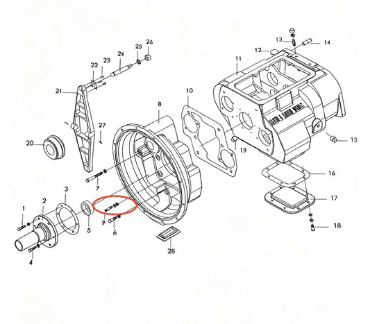 JS100-1701111  ZOOMLION BRAND SPECIAL CHASSIS FOR TRUCK CRANE-REVERSING GEAR ON THE 2ND SHAFT