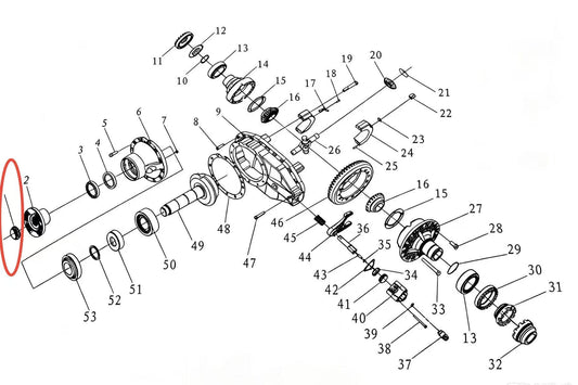 81.90685.0311 ZOOMLION BRAND SPECIAL CHASSIS FOR TRUCK CRANE-LOCK NUT