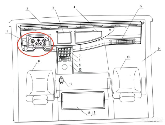 JZL1/38-01010 INSTRUMENT PANEL ASSY