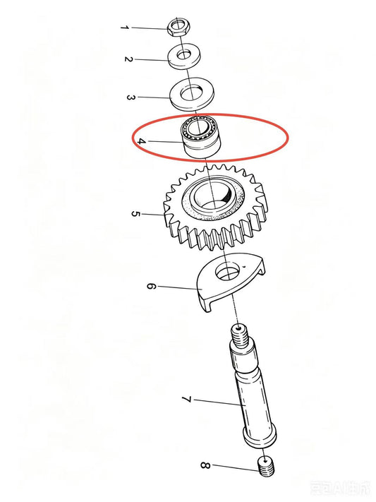 14287 ZOOMLION BRAND SPECIAL CHASSIS FOR TRUCK CRANE-NEEDLE ROLLER BEARING