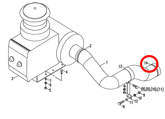 1990200540 HIGH QUALITY T-BOLT CLAMP (NO SPRING) 116-124
