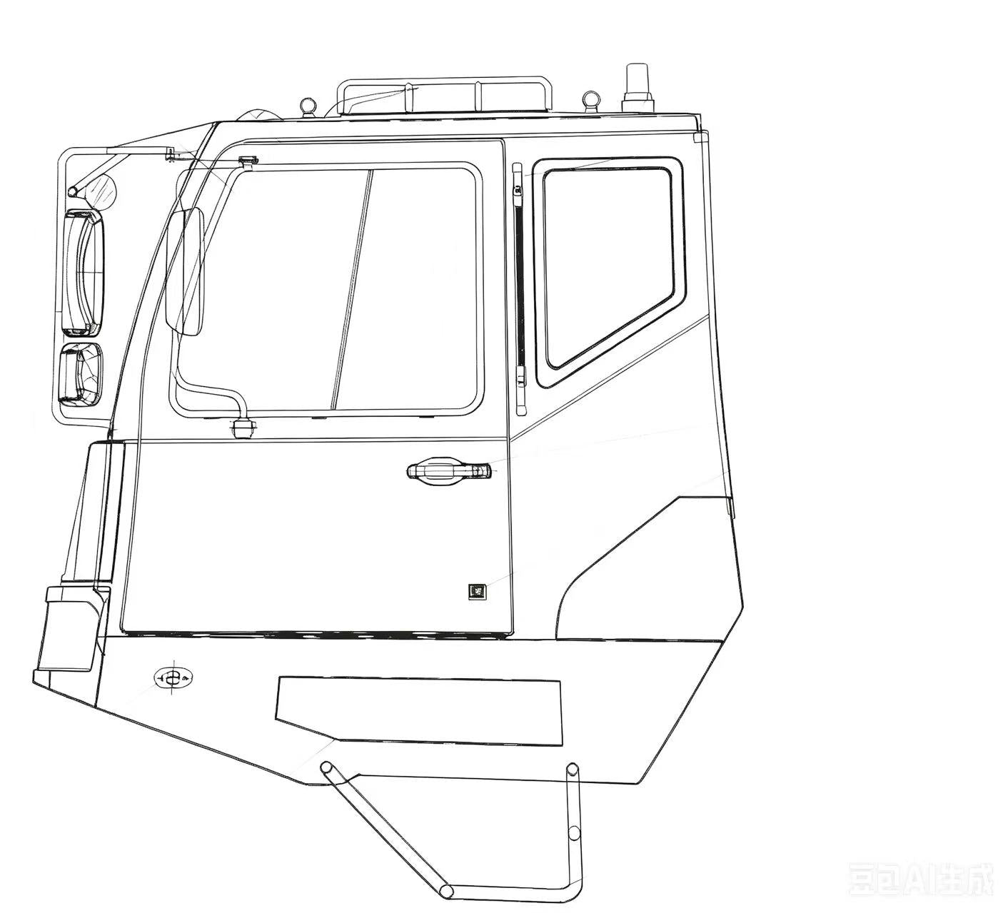 JZL1/61-00041 SEALING STRIP OF CAB DOOR