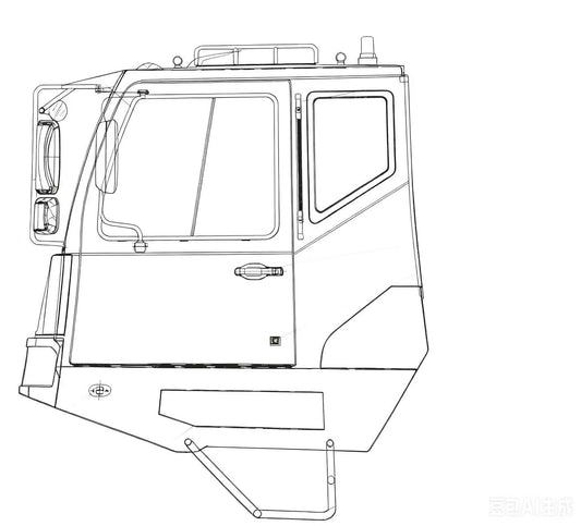 JZL1/61-00041 SEALING STRIP OF CAB DOOR