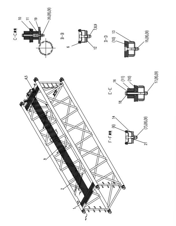 D00662000102600000Z ZOOMLION 500 TON CRAWLER CRANE | QUY500W WIND POWER CRAWLER CRANE-12 M BOOM ACCESSORIES INSTALLATION