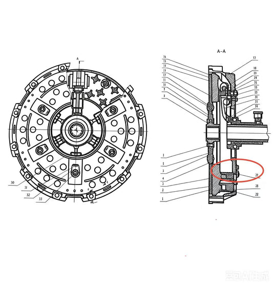 1601-420-124  ZOOMLION BRAND SPECIAL CHASSIS FOR TRUCK CRANE-CLUTCH COMPRESSION SPRING I