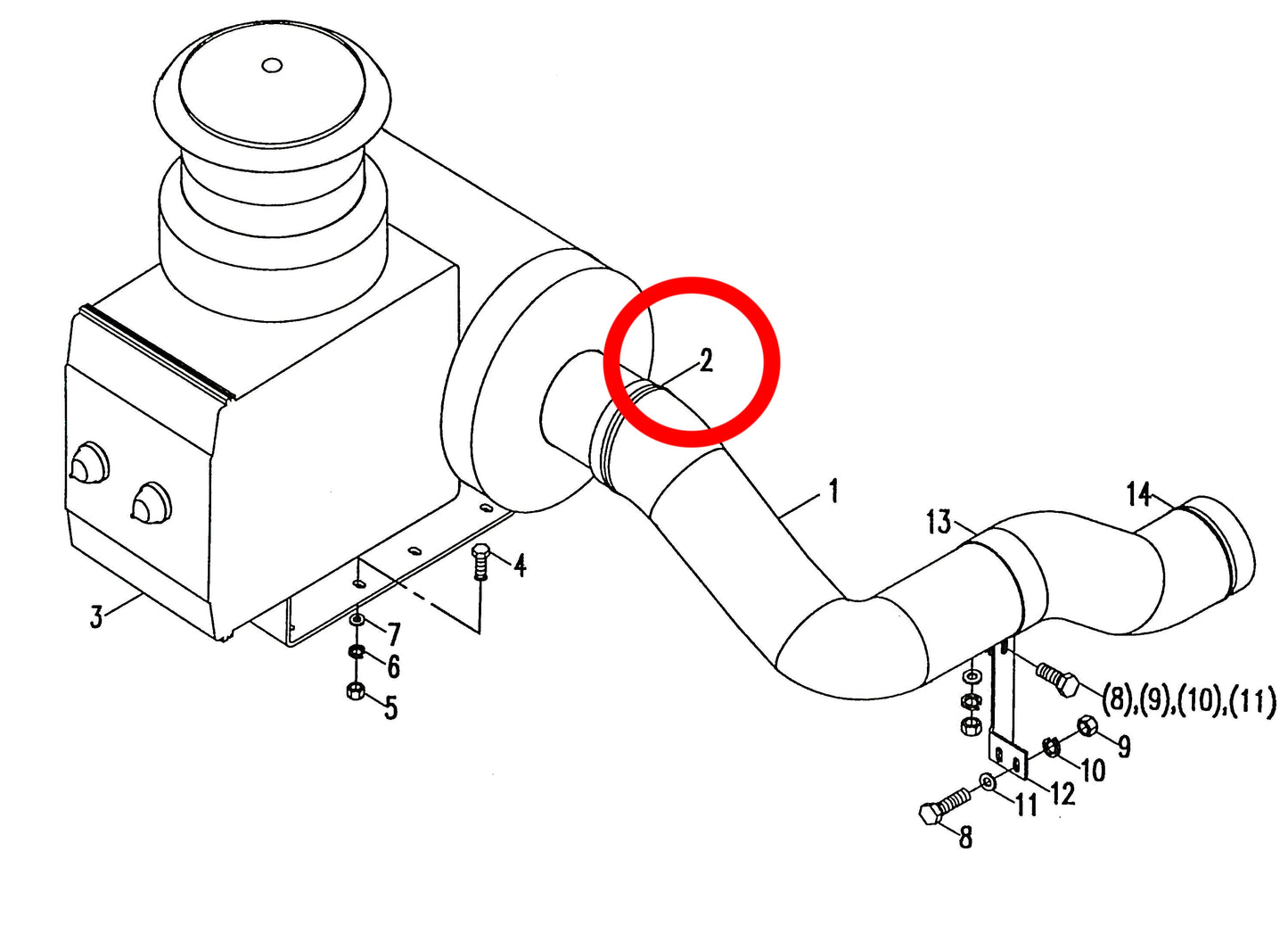 1990200514 HIGH QUALITY T-BOLT CLAMP (NO SPRING) 137-145