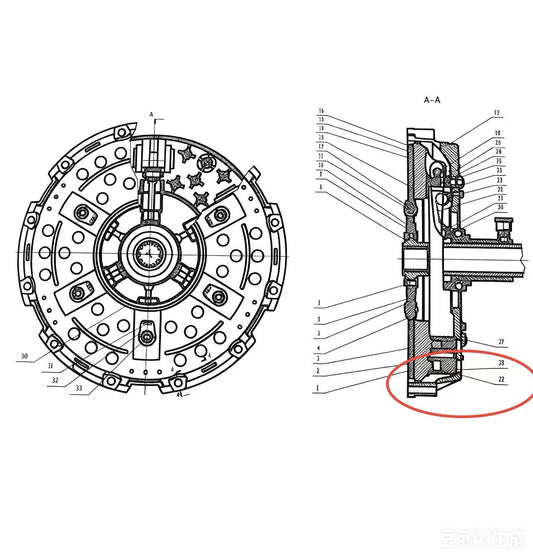 1601-420-123  ZOOMLION BRAND SPECIAL CHASSIS FOR TRUCK CRANE-SPRING SEAT OF PRESSURE DISC