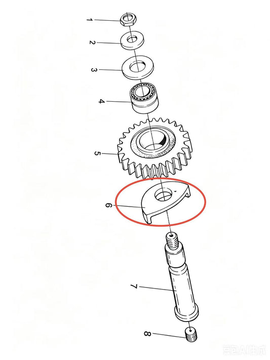 JS100-1701083 ZOOMLION BRAND SPECIAL CHASSIS FOR TRUCK CRANE-CUP REVERSING WASHER