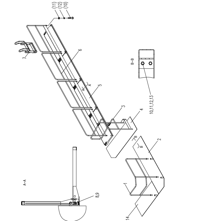 1010500018 ZOOMLION QUY500W CRAWLER CRANE -ROTATING PLATFORM SYSTEM-WALKING PLATFORM INSTALLATION ASSEMBLY